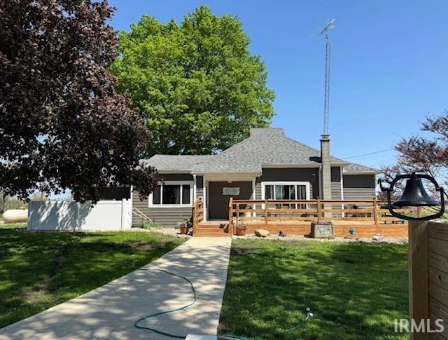 6008 N 600 E, Rochester, IN 46975 - view of front of house