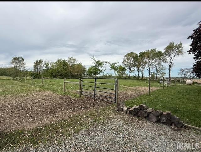 6008 N 600 E, Rochester, IN 46975 - gate featuring a view of countryside