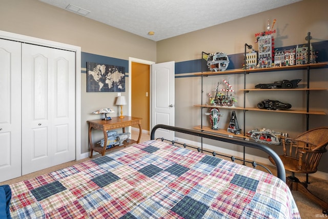 3934 Rushgrove Dr, Lafayette, IN 47909 - bedroom with a closet, carpet flooring, and baseboards