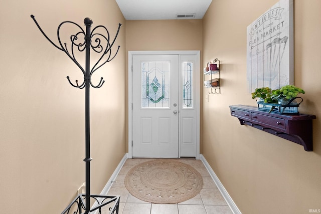 3934 Rushgrove Dr, Lafayette, IN 47909 - doorway featuring baseboards and light tile patterned floors