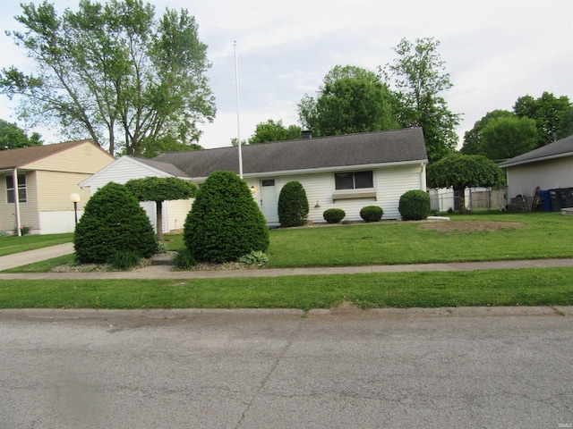 view of ranch-style house