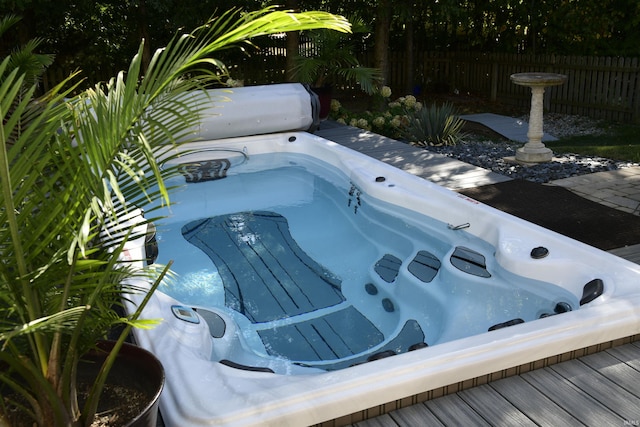 6326 Treasure Cv, Fort Wayne, IN 46835 - exterior view of a hot tub