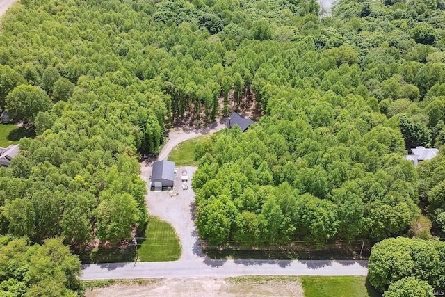 7428 E 400 N Rd, Rolling Prairie, IN 46371 - bird's eye view of a heavily wooded area