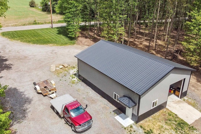 7428 E 400 N Rd, Rolling Prairie, IN 46371 - aerial view of property and surrounding area