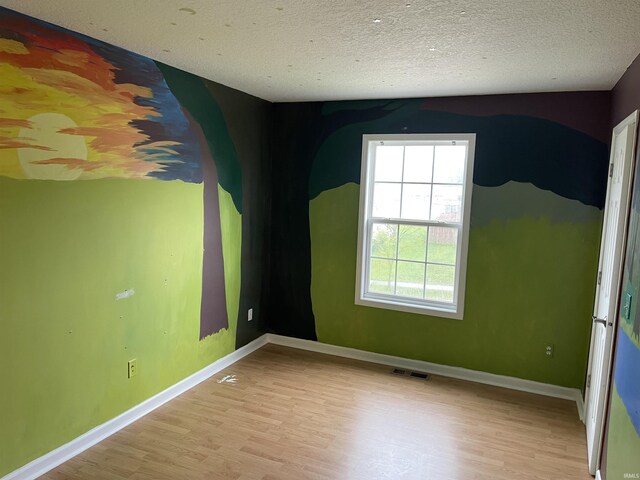 201 Riley Dr, Fort Wayne, IN 46825 - bonus room featuring light wood-style flooring, baseboards, and a textured ceiling