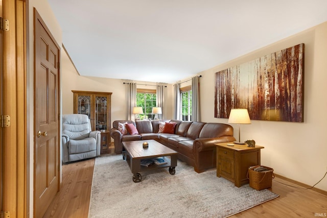 103 Ironwood Ave, Kendallville, IN 46755 - living room featuring light wood-type flooring and baseboards