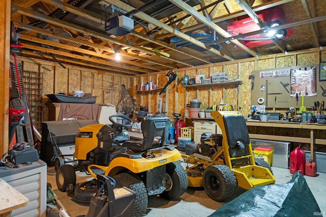 103 Ironwood Ave, Kendallville, IN 46755 - below grade area with a garage and a workshop area