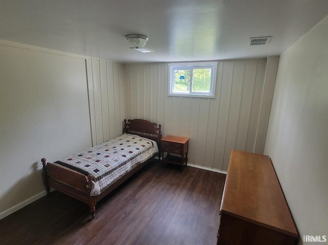 2347 E Navaho Dr, Vincennes, IN 47591 - bedroom with wood finished floors and baseboards