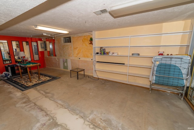 5717 Bayswater Pl, South Bend, IN 46614 - below grade area featuring a textured ceiling