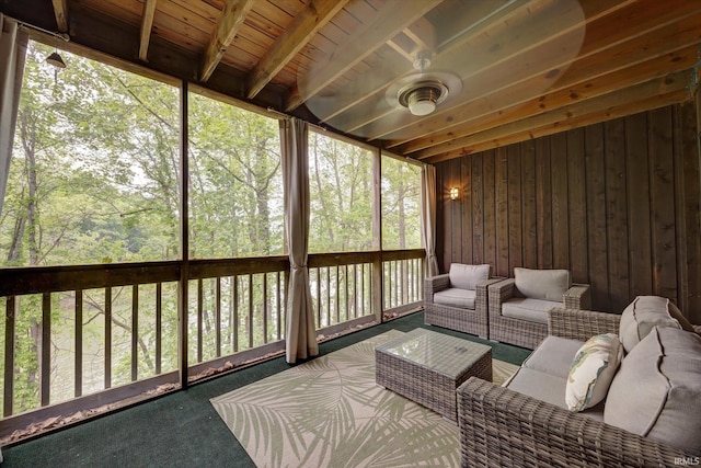 1881 E Eagle Bay Dr, Bloomington, IN 47401 - sunroom / solarium with an outdoor hangout area