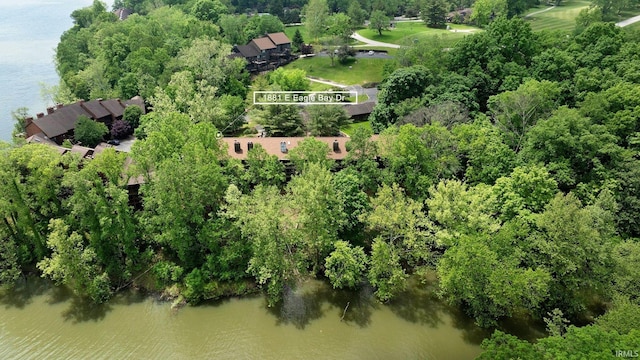 1881 E Eagle Bay Dr, Bloomington, IN 47401 - drone / aerial view of a nearby body of water