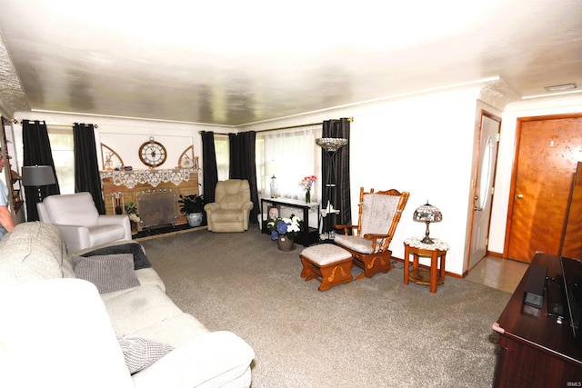 328 N Harding Ave, Mishawaka, IN 46544 - living area featuring carpet flooring