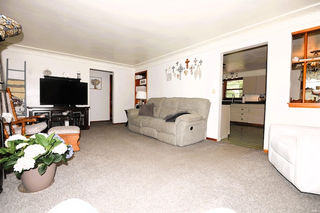 328 N Harding Ave, Mishawaka, IN 46544 - living area with carpet floors