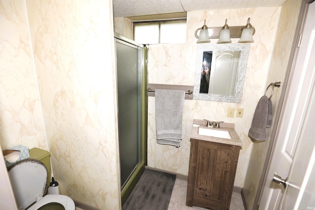 328 N Harding Ave, Mishawaka, IN 46544 - full bath with a shower stall, vanity, and toilet