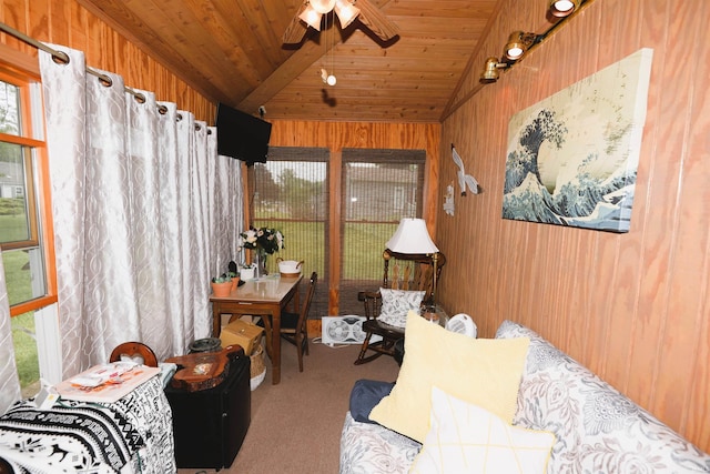 328 N Harding Ave, Mishawaka, IN 46544 - sunroom / solarium featuring vaulted ceiling and plenty of natural light