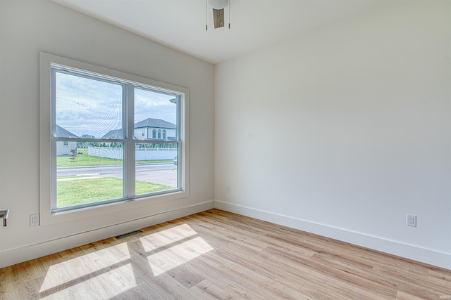 3605 Sand Dr, Newburgh, IN 47630 - spare room with light wood-style flooring and baseboards