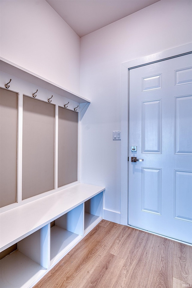 3605 Sand Dr, Newburgh, IN 47630 - mudroom with light wood-style flooring and baseboards