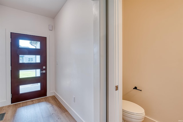 3605 Sand Dr, Newburgh, IN 47630 - entryway featuring light wood finished floors, healthy amount of natural light, and baseboards