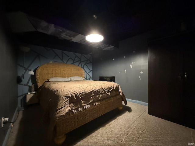 6311 N Camp Arthur Rd, Bruceville, IN 47516 - bedroom featuring carpet and baseboards