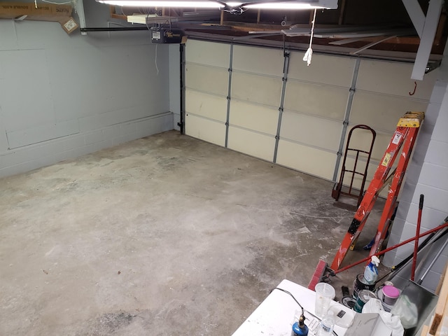 2607 S Airport Rd, Monticello, IN 47960 - garage featuring a garage door opener