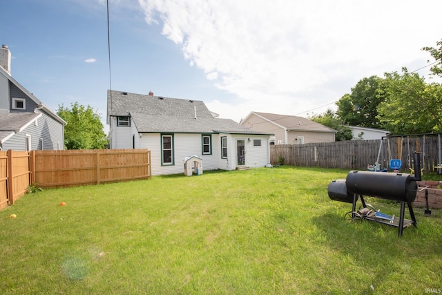 1422 Virginia St, Lafayette, IN 47905 - rear view of house with a shingled roof