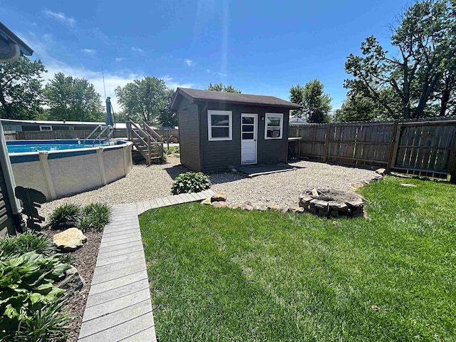 214 S Cedar St, Loogootee, IN 47553 - view of yard featuring an outdoor structure