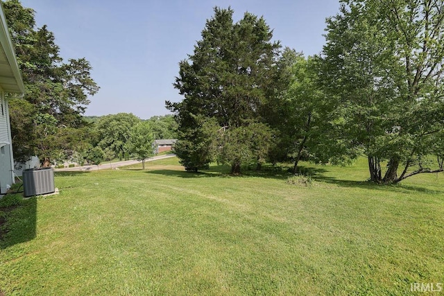 904 Hall Ave, Oolitic, IN 47446 - view of green lawn with central air condition unit