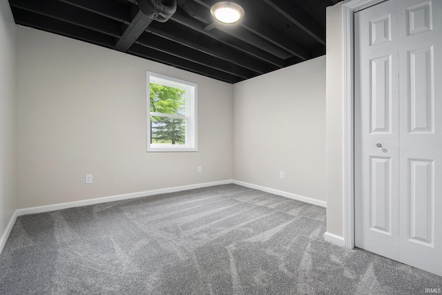 10974 County Road 10, Middlebury, IN 46540 - unfurnished bedroom with carpet flooring, baseboards, and vaulted ceiling