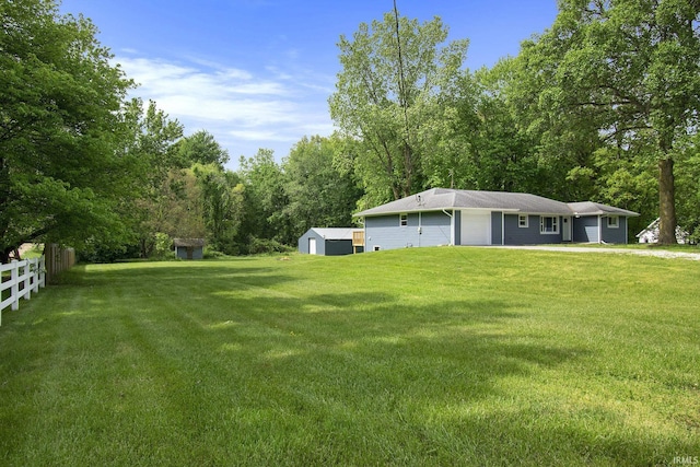 10974 County Road 10, Middlebury, IN 46540 - view of yard with an attached garage