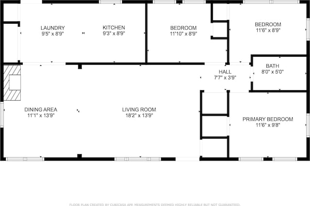 1300 Belvedere Dr, Kokomo, IN 46902 - floor plan / room layout
