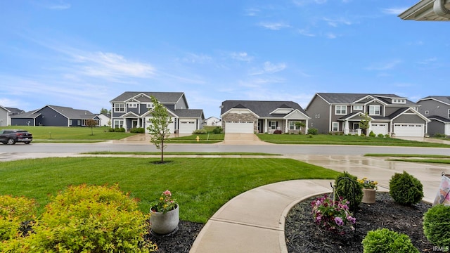 5263 Gadwall Pass, Fort Wayne, IN 46818 - view of grassy yard with a residential view and driveway