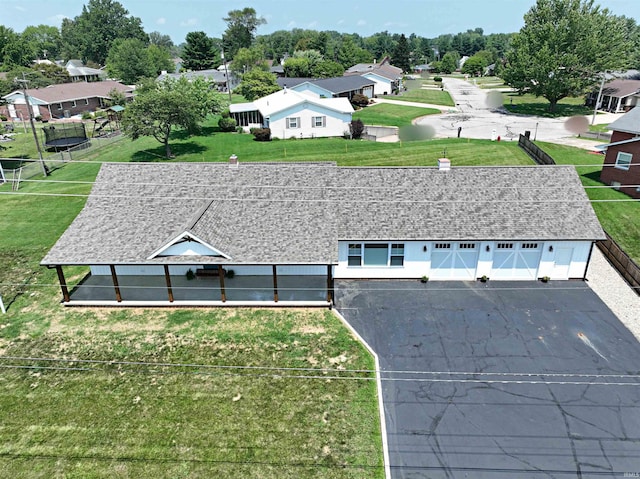 1412 E National Hwy, Washington, IN 47501 - aerial perspective of suburban area