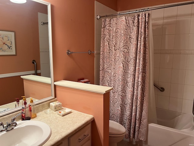 526 Wellington Ct, Lafayette, IN 47904 - full bath with toilet, vanity, and shower / tub combo