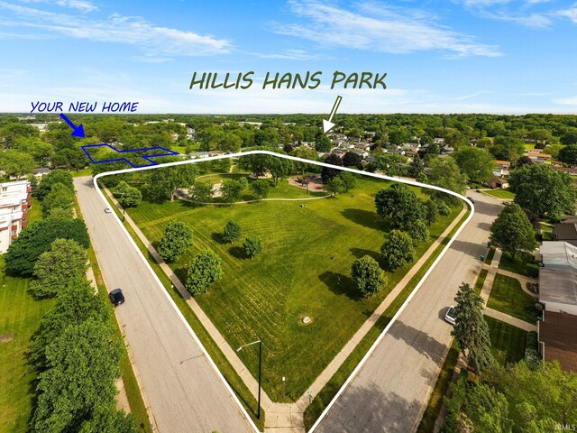 1212 Michigan Ave, Mishawaka, IN 46544 - view of property location with property boundaries highlighted
