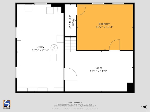 1212 Michigan Ave, Mishawaka, IN 46544 - floor plan / room layout