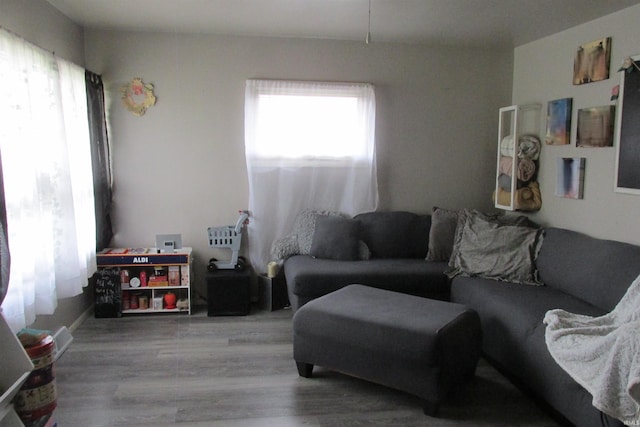 1908 E 18th St, Muncie, IN 47302 - living area featuring wood finished floors