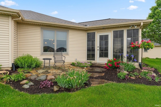 3441 Brantley Dr, New Haven, IN 46774 - back of house featuring roof with shingles