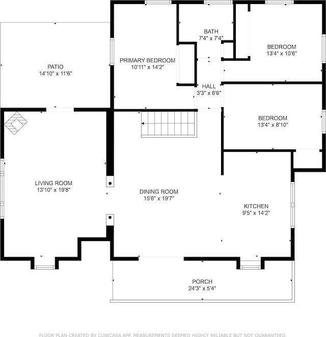 302 S Edgewood Dr, Ellettsville, IN 47429 - property floor plan