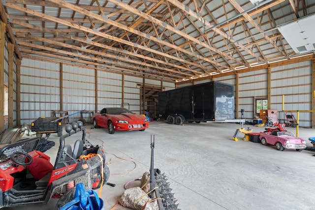 30474 Jaxon Dr, Elkhart, IN 46517 - garage featuring metal wall
