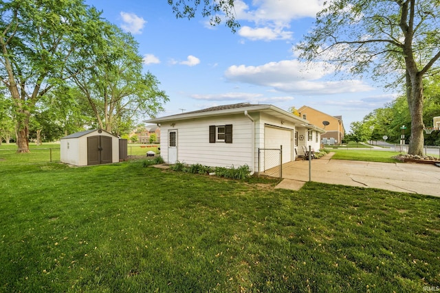 18377 Dunn Rd, South Bend, IN 46637 - view of home's exterior with concrete driveway and a garage