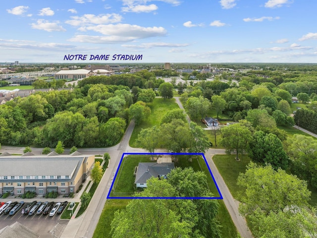 18377 Dunn Rd, South Bend, IN 46637 - aerial overview of property's location with property boundaries highlighted