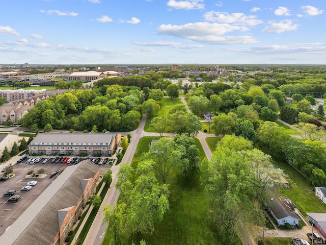 18377 Dunn Rd, South Bend, IN 46637 - bird's eye view of a tree filled landscape