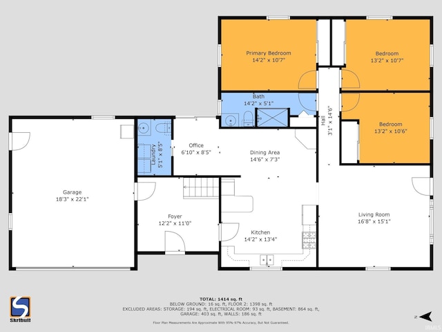 18377 Dunn Rd, South Bend, IN 46637 - floor plan / room layout