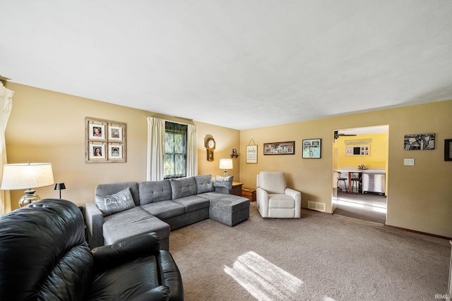 18377 Dunn Rd, South Bend, IN 46637 - carpeted living area with baseboards
