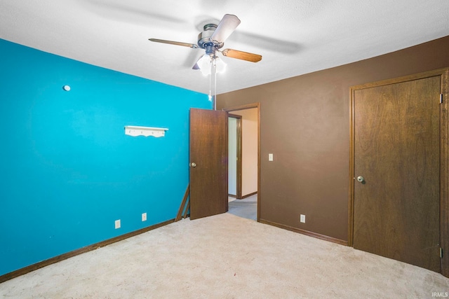4051 S 700 E, Walkerton, IN 46574 - unfurnished bedroom featuring carpet floors, ceiling fan, and baseboards