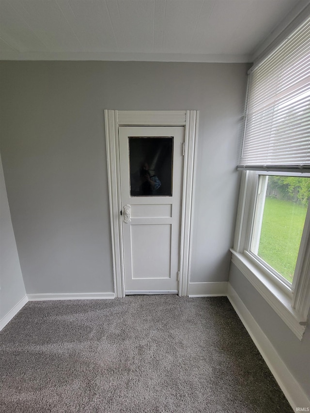 826 E Jefferson Blvd, Fort Wayne, IN 46803 - unfurnished room featuring carpet, baseboards, and ornamental molding
