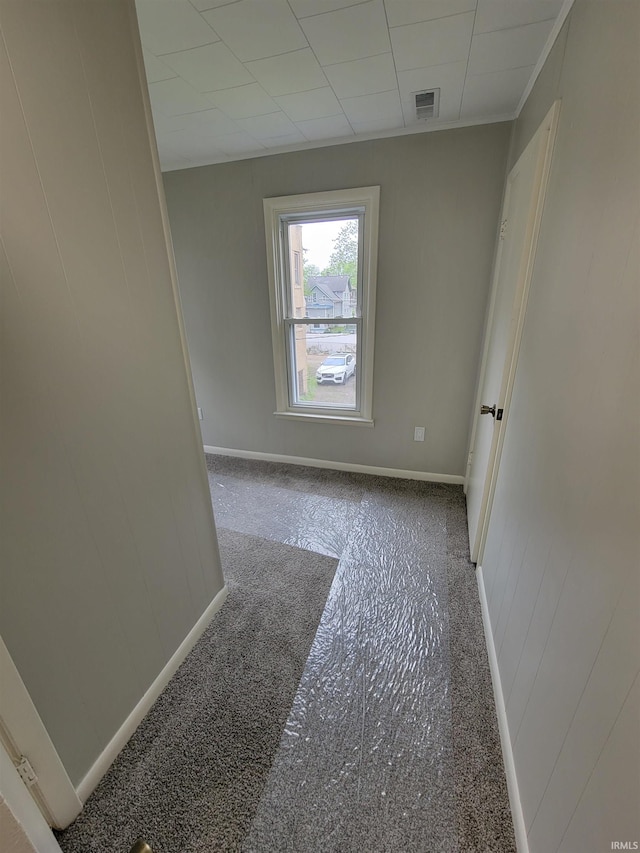 826 E Jefferson Blvd, Fort Wayne, IN 46803 - spare room with baseboards and a drop ceiling