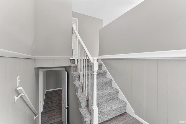 1024 Tulip Tree Rd, Fort Wayne, IN 46825 - stairs with wood finished floors