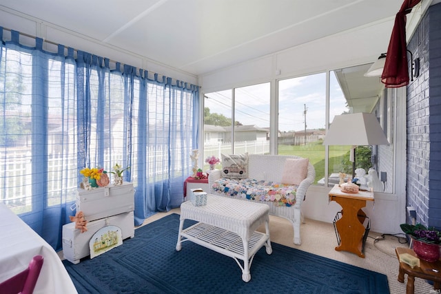 404 S Maple St, Greentown, IN 46936 - sunroom with healthy amount of natural light and carpet