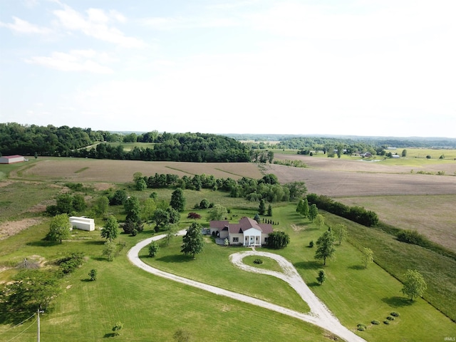 6359 E County Road 1900 N, Dale, IN 47523 - aerial view of sparsely populated area